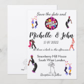 Funny Wedding Uitnodiging (Voorkant / Achterkant)