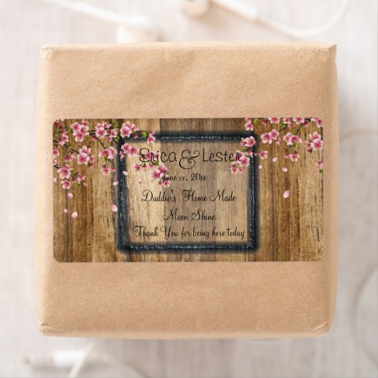 Funny, Wedding Wine, Moonshine Custom Etiket (Insitu)