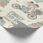 Funny wedding wrapping paper  cadeaupapier (Hoek)