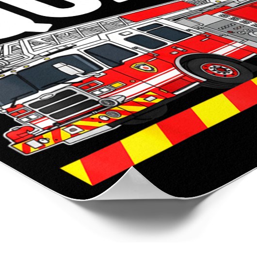 Funny Wee Woo Squad Fire Department Firefighter Fi Poster (Hoek)