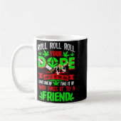 Funny Weed T Lover Roll Joint Friend Smoking Short Koffiemok (Links)