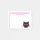 Funny "Wees Geweldige-Draag Roze" Post-it Notes (Voorkant)