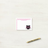 Funny "Wees Geweldige-Draag Roze" Post-it Notes (Op bureau)