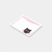 Funny "Wees Geweldige-Draag Roze" Post-it Notes (Schuin)