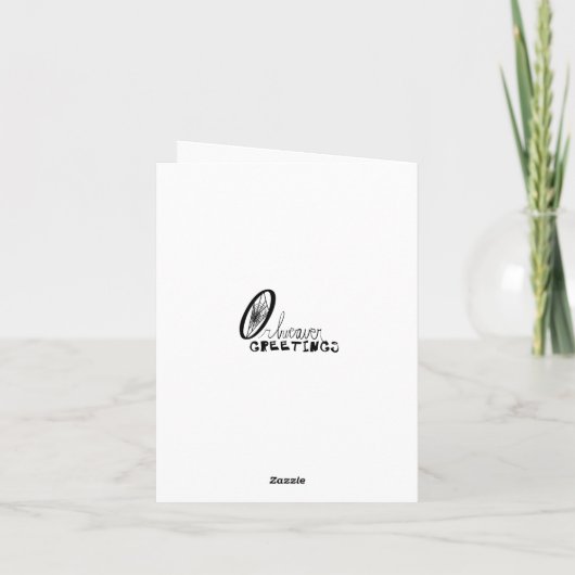 Funny weggaat kaart (Achterkant)