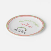 Funny Weight Loight Fitness roze Papieren Bordje (Gekanteld)