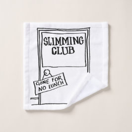 Funny Weight Watchers Slimming Club Flannel Washandje