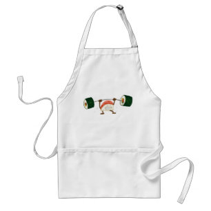 Funny Weightlift Sushi Apron Standaard Schort
