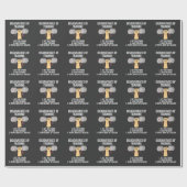 Funny Weightlift Workout-oefening Gym Bragger Cadeaupapier (Vlak)