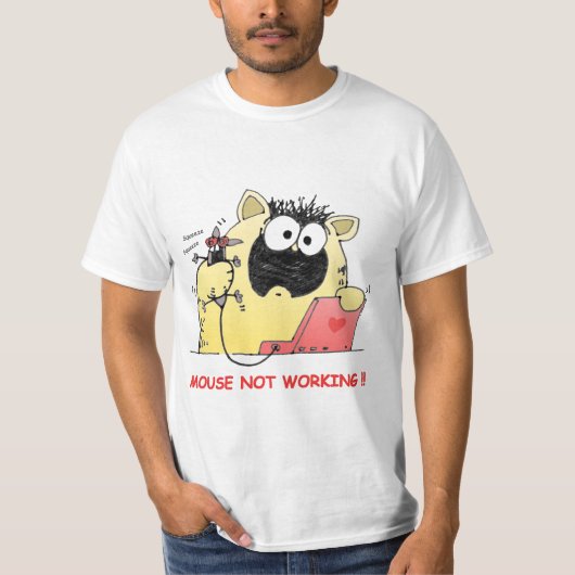 Funny Weird Cat T-shirt (Voorkant)
