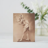 Funny Weird  Foto van Chicken Costume Briefkaart (Staand voorkant)