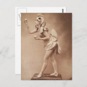 Funny Weird  Foto van Chicken Costume Briefkaart (Voorkant / Achterkant)