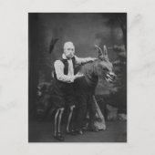  Funny Weird Man en Paardenfoto Briefkaart (Voorkant)