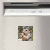 Funny Weird Puffy the Squirrel Cigarette Smoker Magneet (Insitu (Vaatwasser))