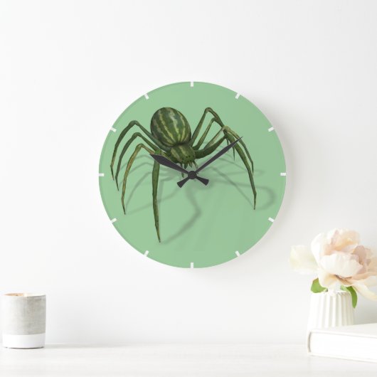 Funny Weird WaterMelon Spider Grote Klok (Huis)