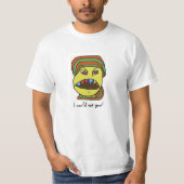Funny WEIRDOS hongerige cartoon T-shirt (Voorkant)