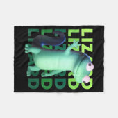 Funny Weirore Lizard Meme _ 3d Surreal Animal Fleece Deken (Voorkant (Horizontaal))