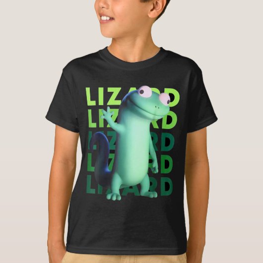 Funny Weirore Lizard Meme _ 3d Surreal Animal T-shirt (Voorkant)