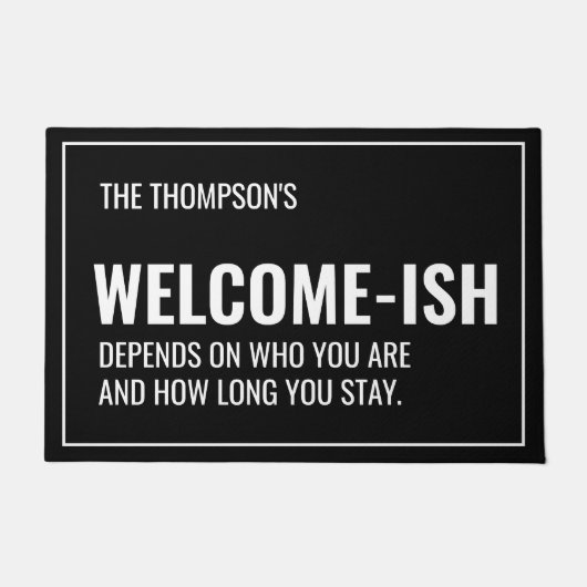 Funny Welcome Deuren Mat (Voorkant)
