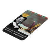 Funny Welcome Teacher Asian Woman Magneet (Linkerzijde)