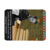 Funny Welcome Teacher  Black Woman Magneet (Horizontaal)