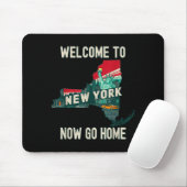 Funny Welcome To New York Retro Design, Funny New  Muismat (Met muis)