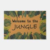 Funny Welcome To The Jungle Mat, Tropical Deurmat (Voorkant)