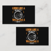 Funny Welder, als een schoonheidskoepel Visitekaartje (Voorkant / Achterkant)