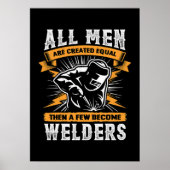 Funny Welder Poster (Voorkant)