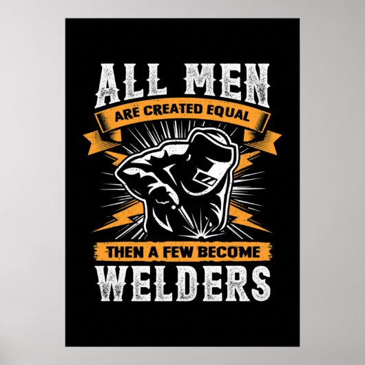 Funny Welder Poster (Voorkant)