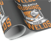 Funny Welder Quote Mechanic Craftsmen Skill Humor Cadeaupapier (Rol Hoek)