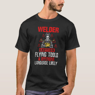 Funny Welder Welder, Mannen vader T-shirt