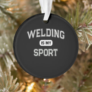 Funny Welder | Welding is mijn sport Ornament