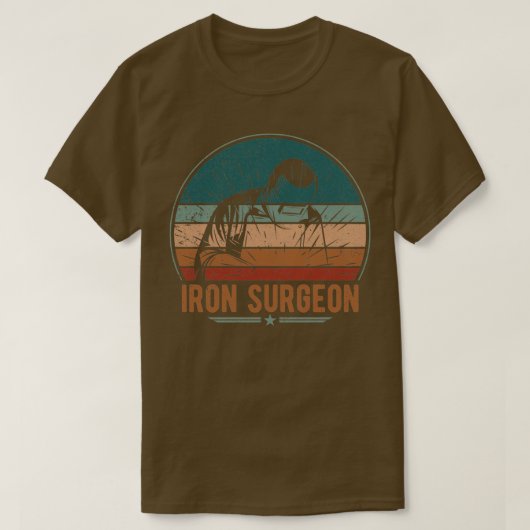 Funny Welder Welding Weld Retro Iron Surgeon T-shirt (Design voorkant)