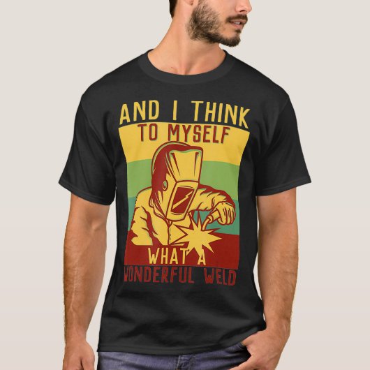 Funny Welder Worker Wonderful W T-shirt (Voorkant)