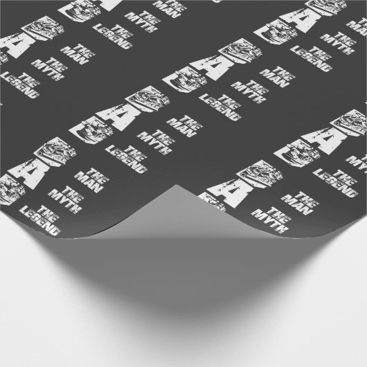 Funny Welding Dad Man Myth Legend Father Welder Cadeaupapier (Hoek)