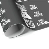 Funny Welding Dad Man Myth Legend Father Welder Cadeaupapier (Rol Hoek)