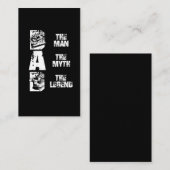 Funny Welding Dad Man Myth Legend Father Welder Visitekaartje (Voorkant / Achterkant)