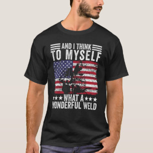 Funny  Welding Design for Men Dad Blacksmit T-shirt