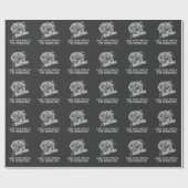 Funny Welding Gezegde voor Metalworking Dad Cadeaupapier (Vlak)