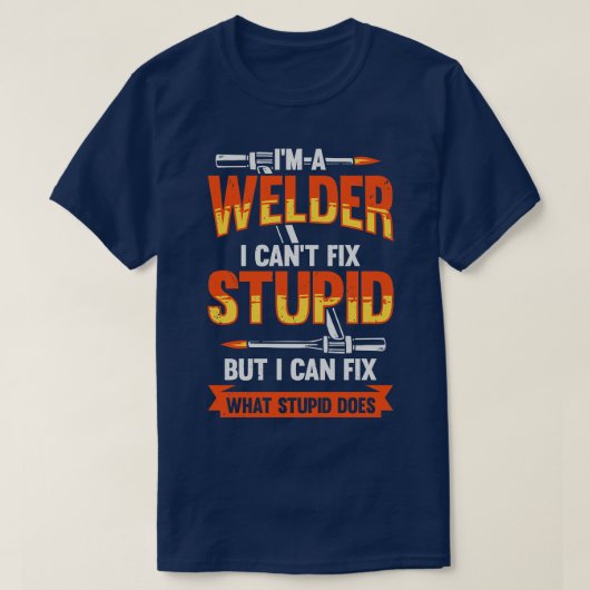 Funny Welding Gift T-shirt (Design voorkant)