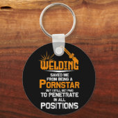 Funny Welding Gifts voor lassen van roeren Sleutelhanger (Voorkant)