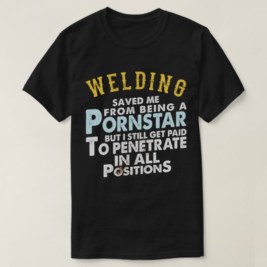 Funny Welding Proud Welder Giften voor Boyvriend o T-shirt (Design voorkant)