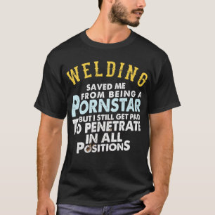 Funny Welding Proud Welder Giften voor Boyvriend o T-shirt