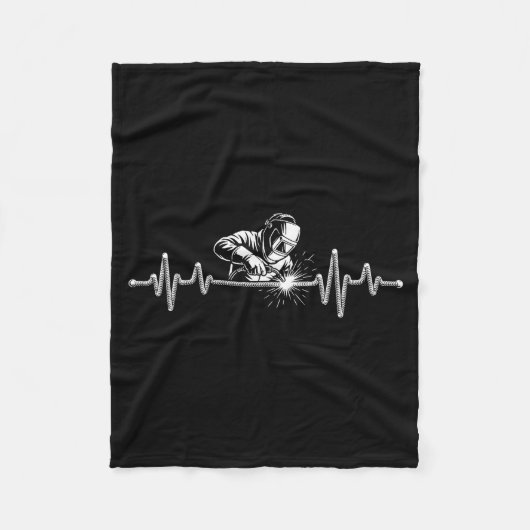Funny Welding Weldermen Women Fusing Mig Welding H Fleece Deken (Voorkant)