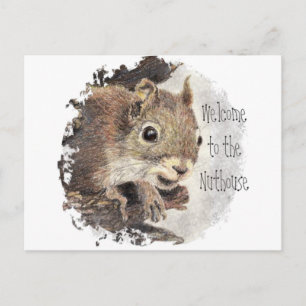 Funny, Welkom in de Nuthouse, Squirrel, Animal Briefkaart