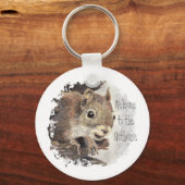 Funny, Welkom in de Nuthouse, Squirrel, Animal Sleutelhanger (Voorkant)