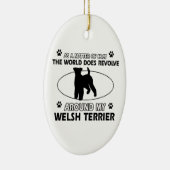Funny welsh doodsbange design keramisch ornament (Rechts)