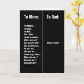 Funny Wenskaart | Alle voorvallen Kaart (Gele Bloem)