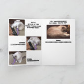 Funny Wenskaart Kaart (Binnen)